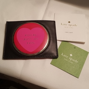 Kate Spade Be Mine‎ card case NWT